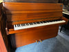 Barratt & Robinson upright piano in satin mahogany