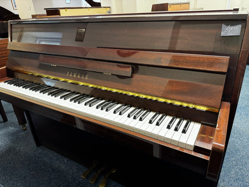 Yamaha MP70 Silent upright piano in polished mahogany