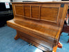 C. Bechstein Model V upright piano in figured walnut, view 4