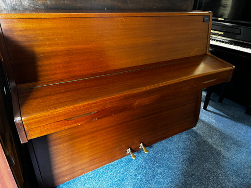 Barratt & Robinson upright piano in satin mahogany, view 2